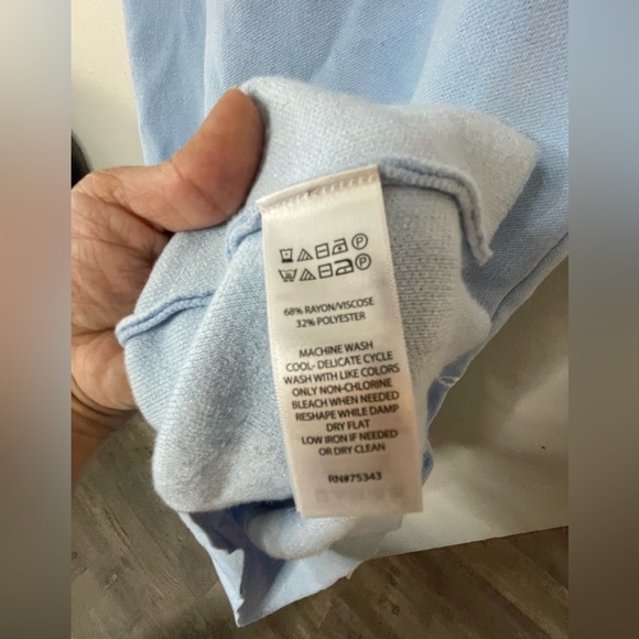 CYNTHIA ROWLEY Blue Floral Knit Tank Dress - Picture 8 of 10